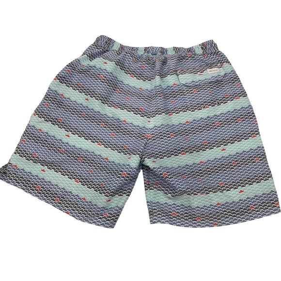 Peter Millar Seaside Collection Sailboat Print Swim Trunks Size L - Picture 5 of 6